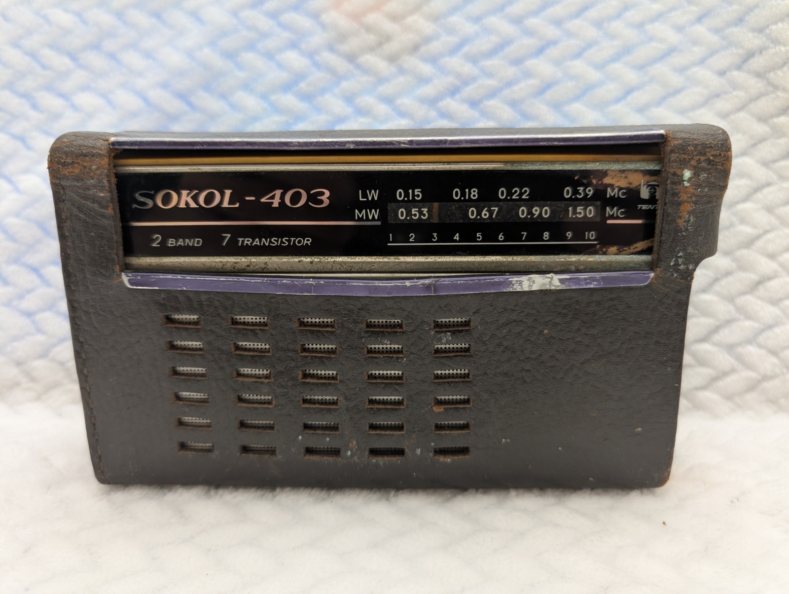 SOKOL-403 E WORKING Vintage 1971 Soviet Russian Radio Receiver  USSR Not Working