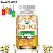 HOT/Vitamin K2(MK7)with D3 5000 IU Supplement,BioPerine Capsules,Immune Health