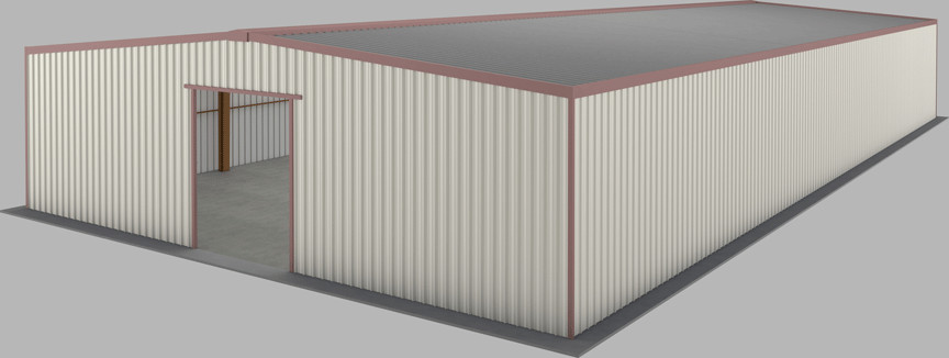 100x100x16 DuroBEAM Rigid-Frame I-Beam Structure
