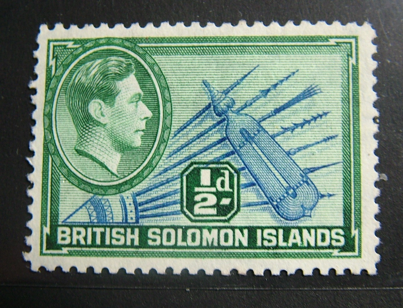 1939 Solomon Islands 1/2 Penny MNH**