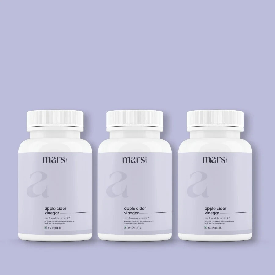 Pack of 3 x Weight Loss - Apple Cider Vinegar | Garcinia Cambogia & L carnitine