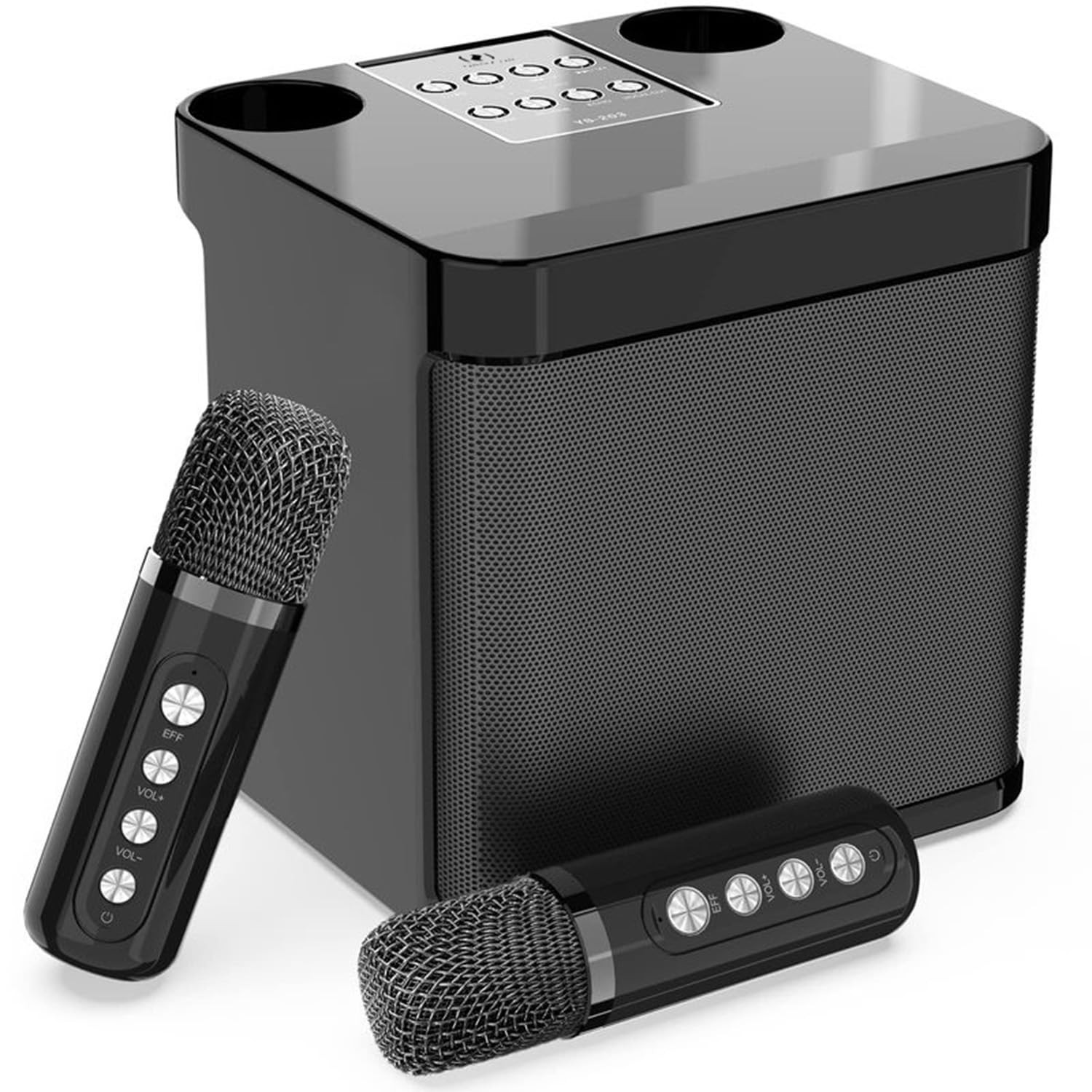 Karaoke Machine for Adults and , Portable Bluetooth Karaoke Speaker with 2 Wi...