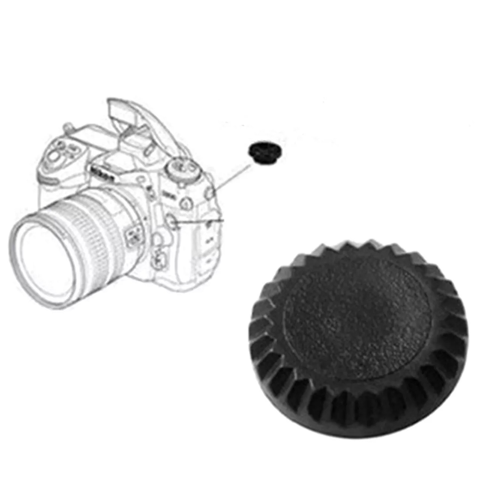 Flash PC Sync Terminal Cap for NIKON F2 F3 F3HP FM2 FM FE FE2 FA F4 F4S NEW USvJ
