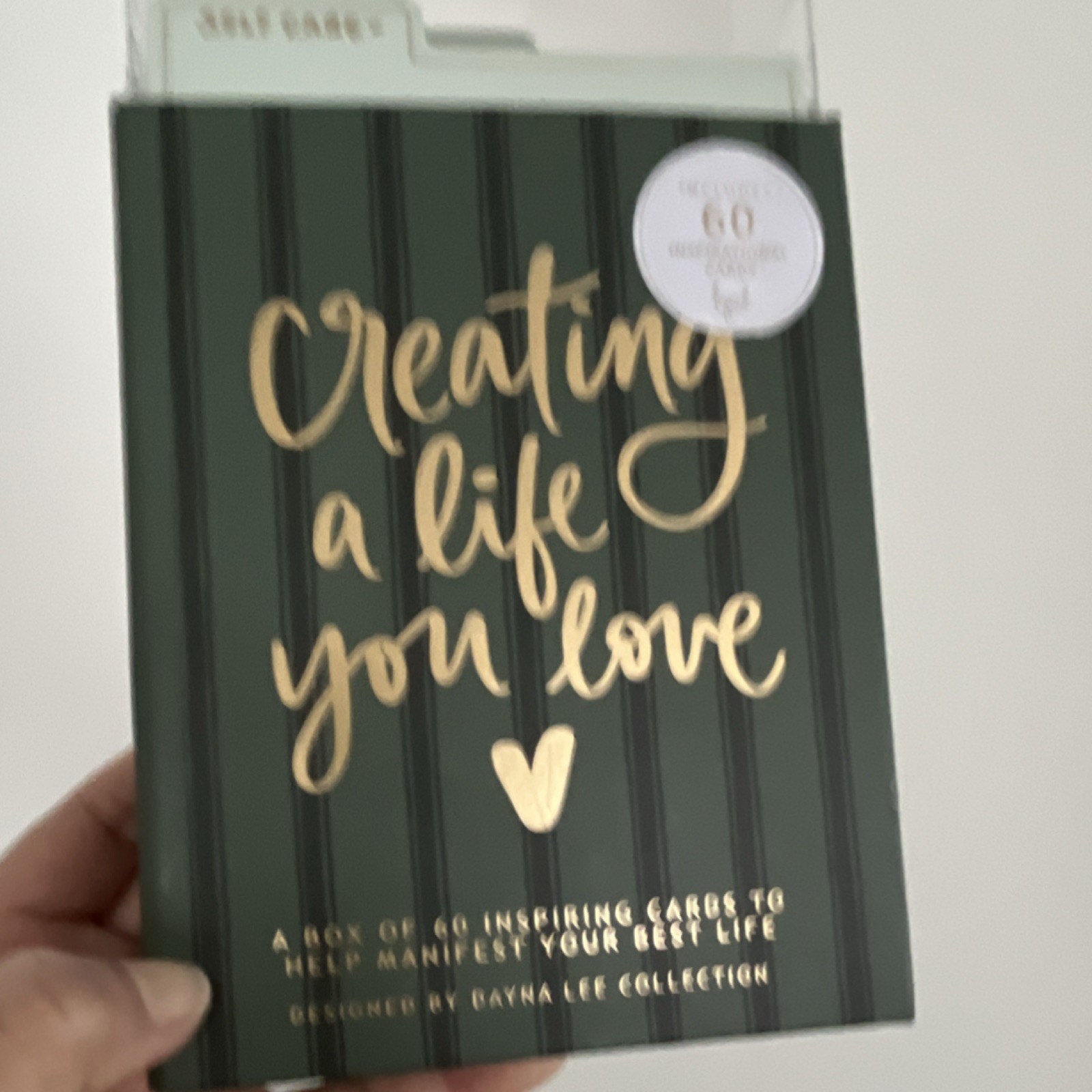 Dayna Lee Collection Creating a Life You Love 60 Manifestation Cards Box
