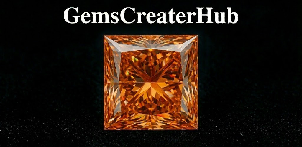 2 Ct Certified Lab Grown Princess Cut Orange Color Diamond D Grade VVS1