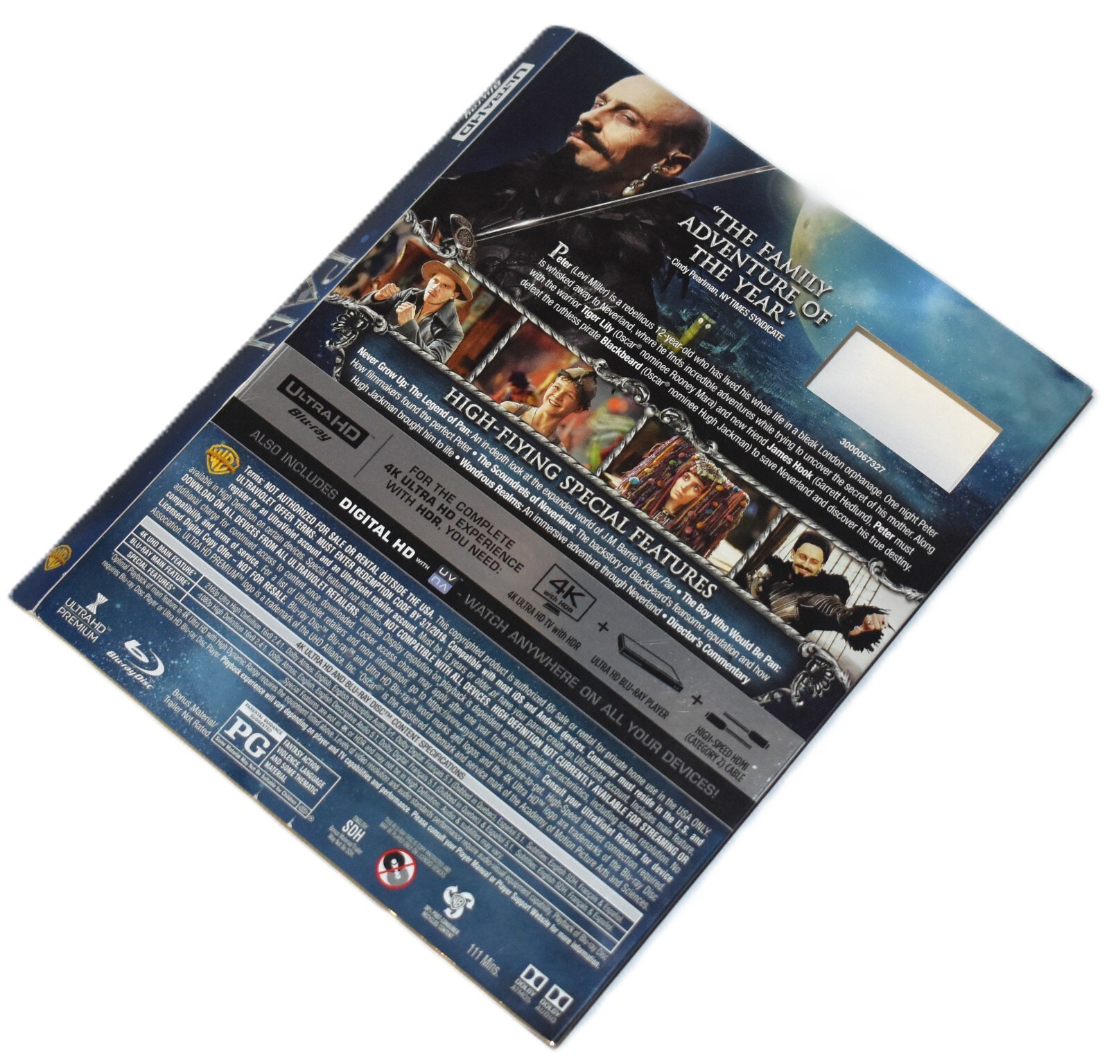 UHD SLIPCOVER ONLY - Fits:   Pan   Ultra HD 4K Blu-ray - SLIPCOVER ONLY