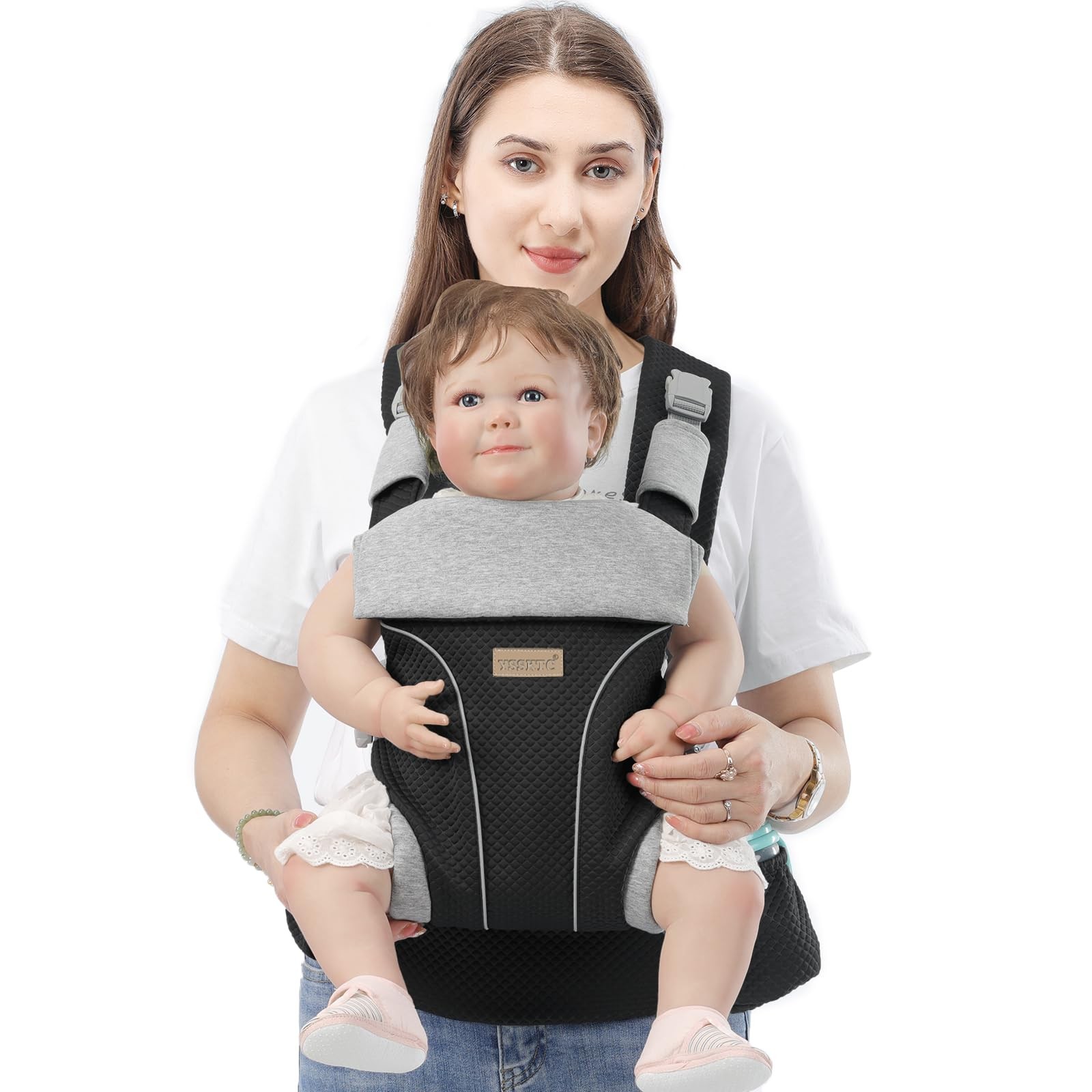 Ergonomic Adjustable Soft Breathable Infant Baby Carrier Newborn To Toddlers
