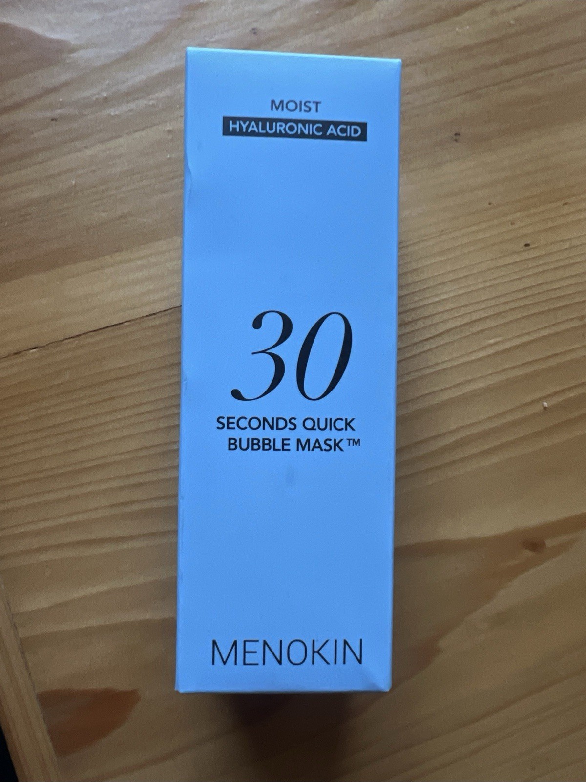 Menokin Moisturizing Quick Bubble Mask 30 Seconds, 3.2fl oz