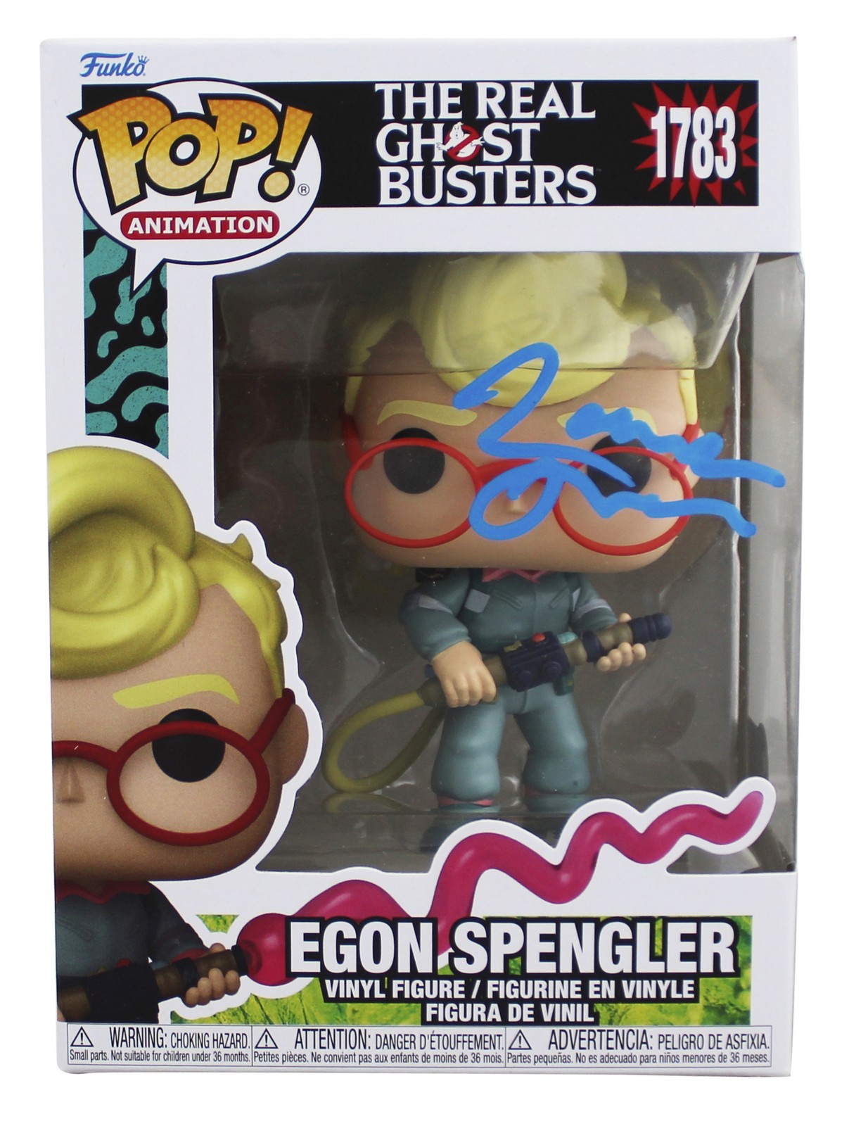 Maurice LaMarche Ghostbusters Signed Egon #1783 Funko Pop Figure BAS #BT64472