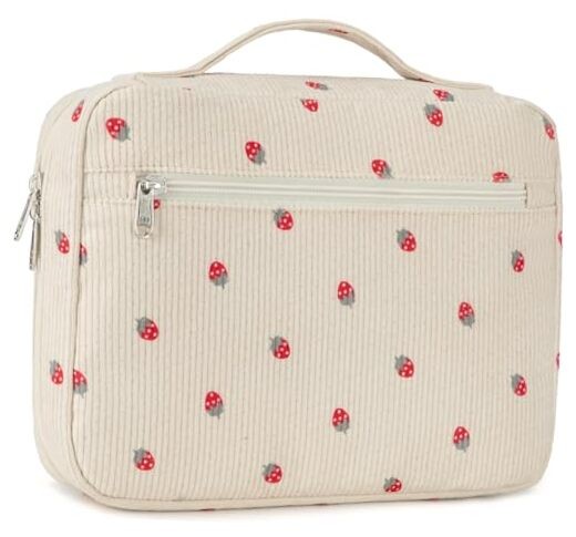  Bible Cover Case for Women Bible Carrying Case Bible Strawberry Corduroy