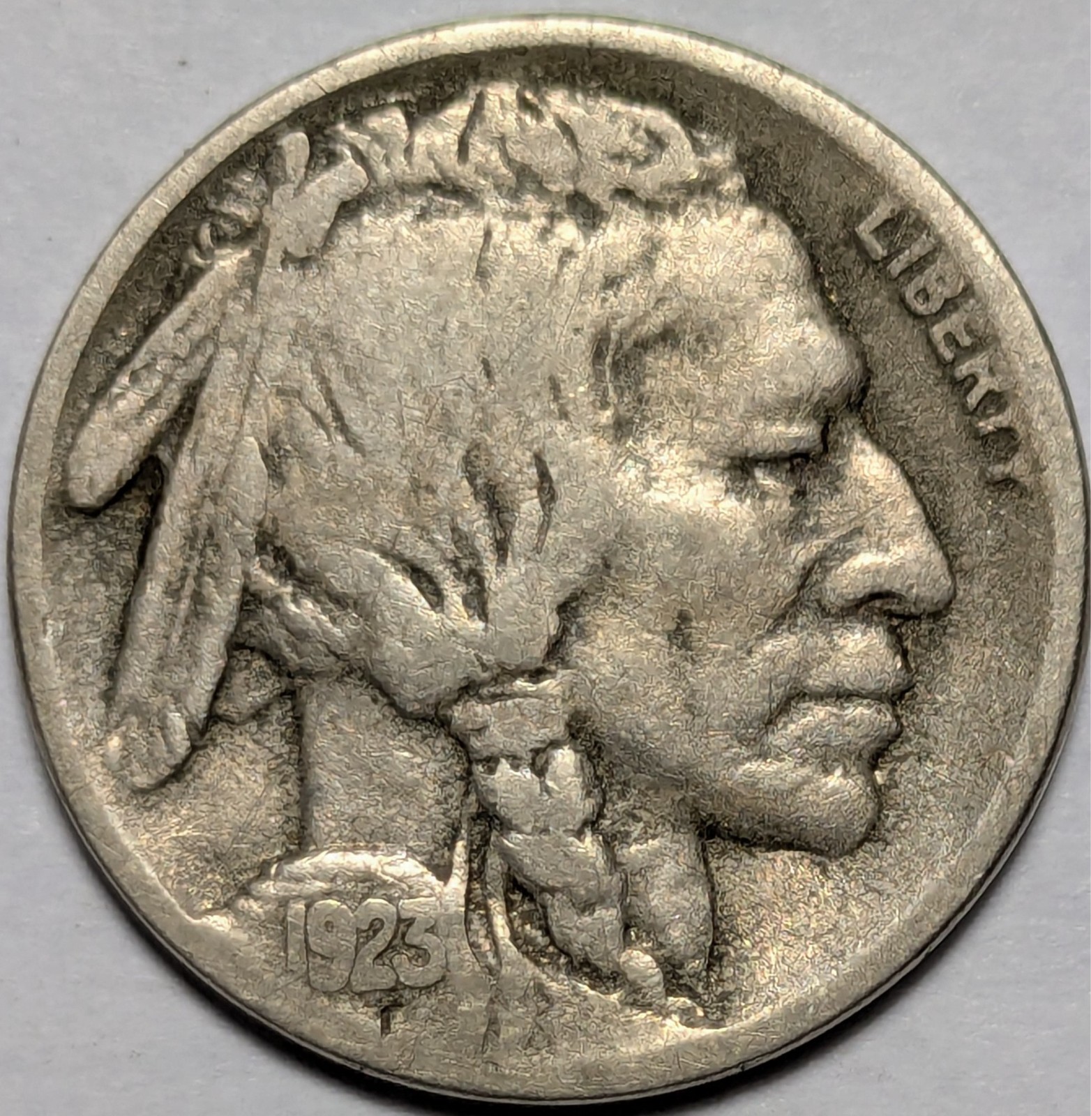 1923 s buffalo nickel 5c - combined shipping available