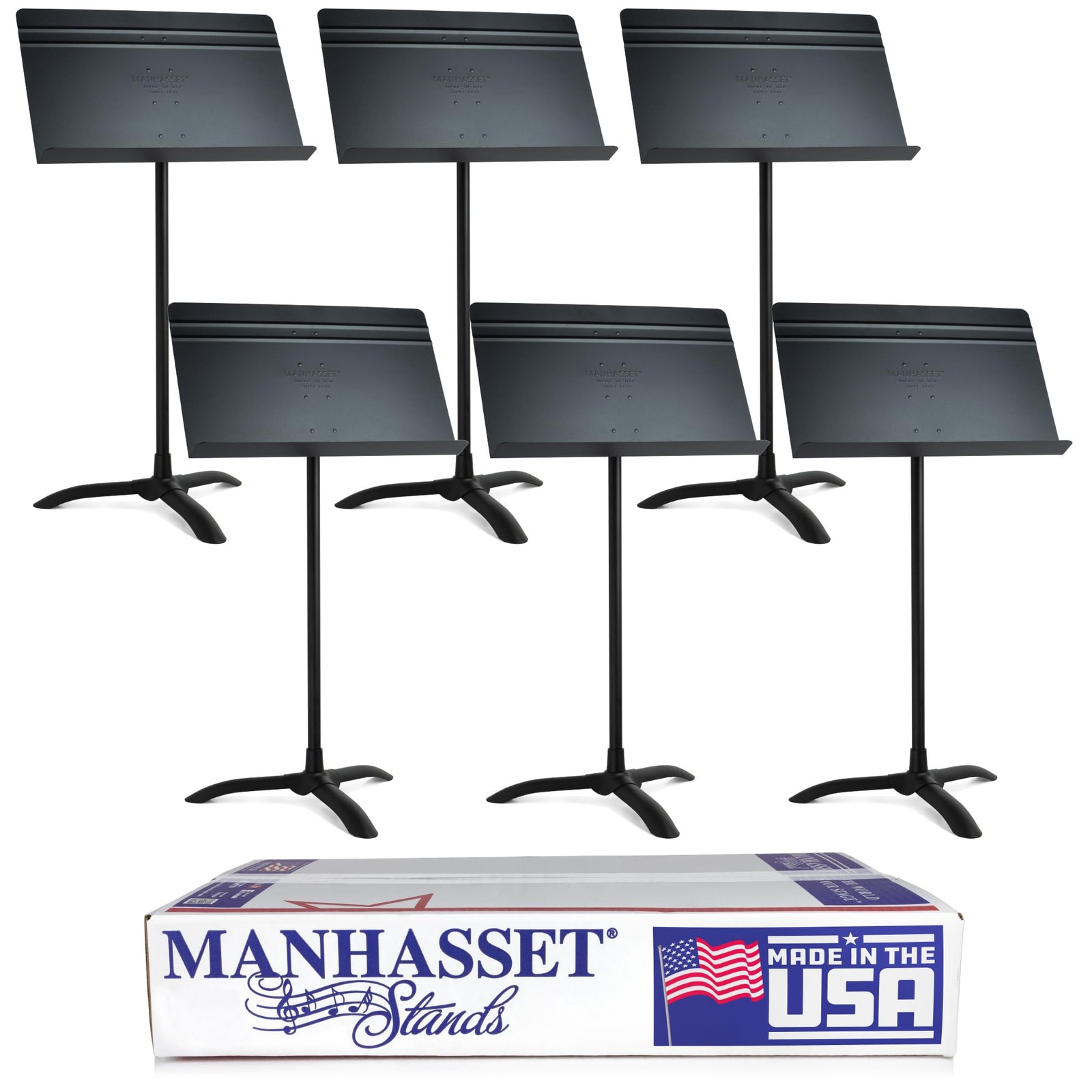 Music Stand For Sheet Music - Bulk Pack of 6 Stands - 48 Symphony Model - Lon...