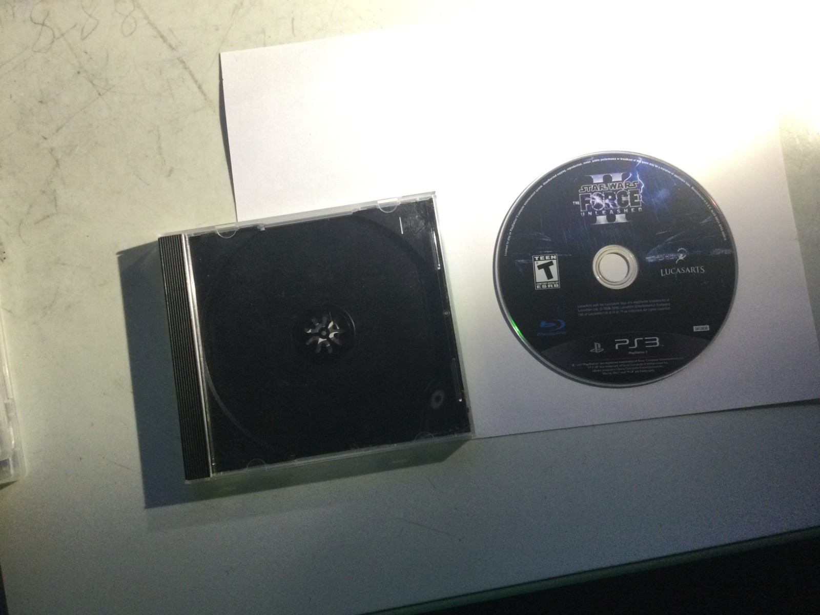 Star Wars: The Force Unleashed II Disc Only (Sony PlayStation 3, 2010 Tested)