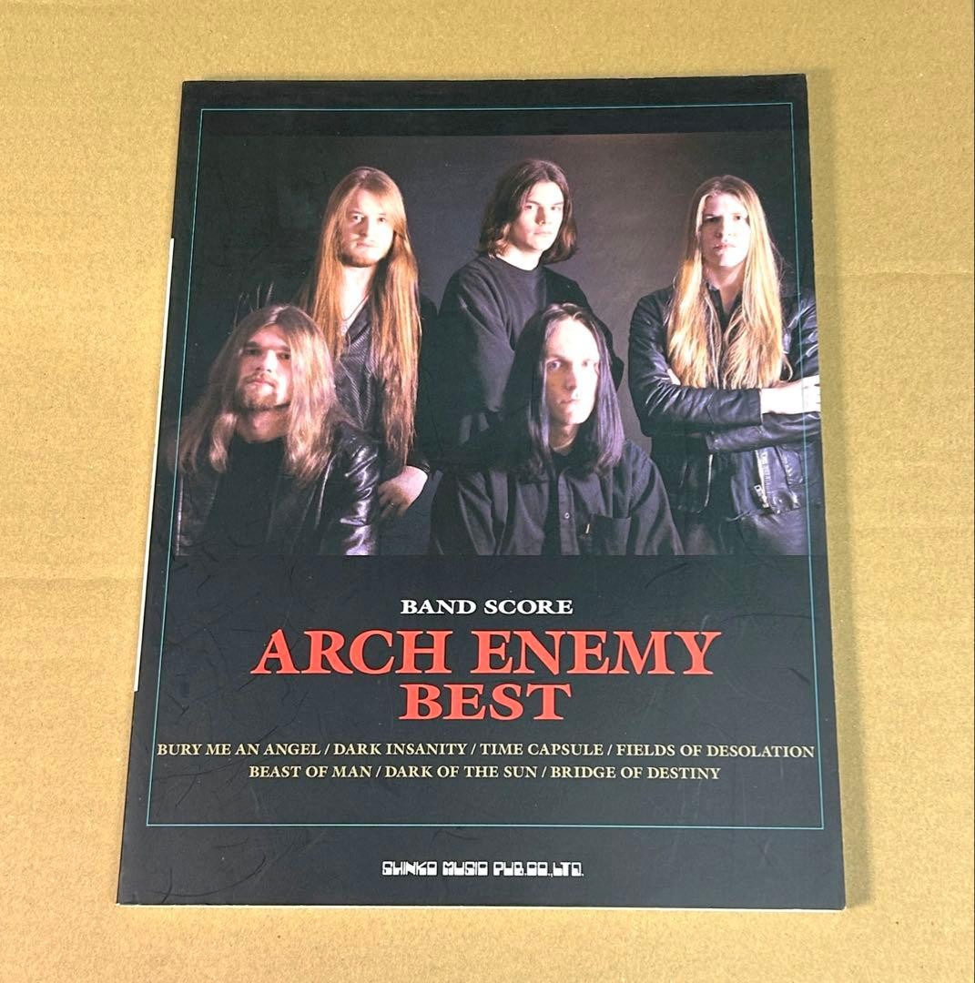 ARCH ENEMY Best Score Music Book Used, Slight Wear, No Writing RRF