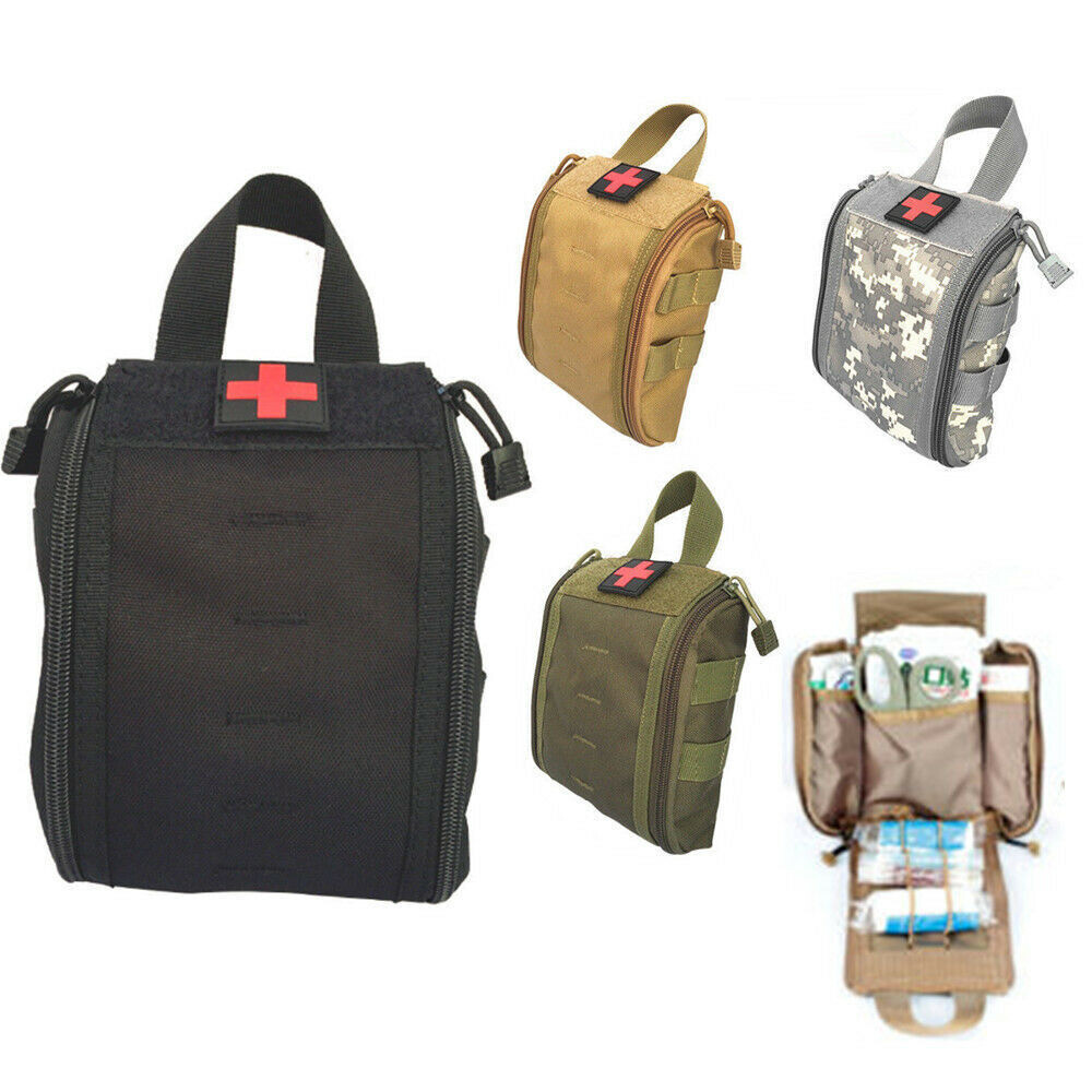 Tactical Outdoor Molle EMT Bag Medical First Aid Kit Pouch Utility Trauma Bag US
