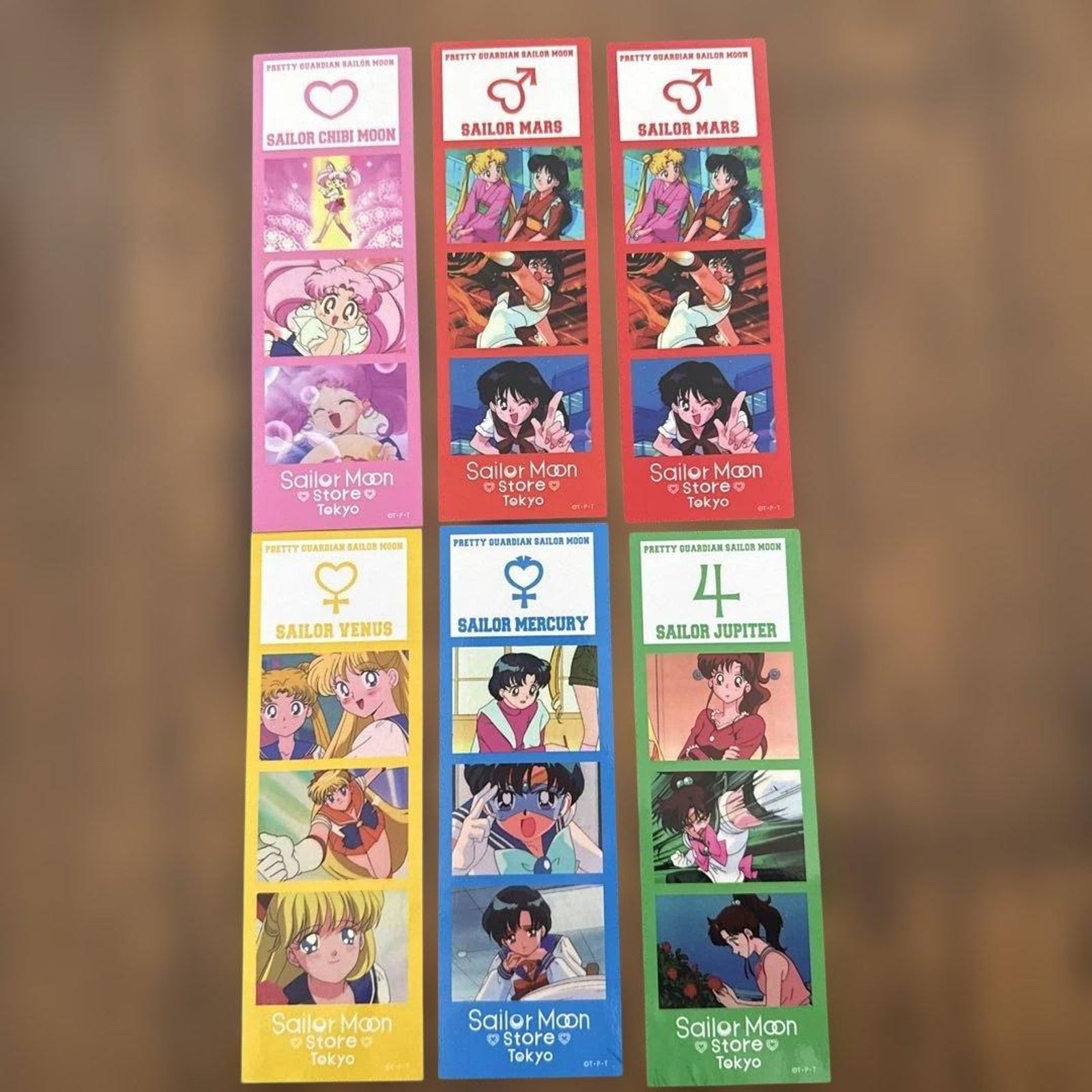 Sailor Moon Stickers Set 6 Pieces Pretty Guardian Sailor Moon Store Tokyo