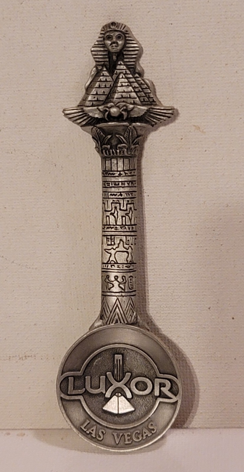 Luxor casino Pewter Spoon Vintage Las Vegas Perfect Condition 