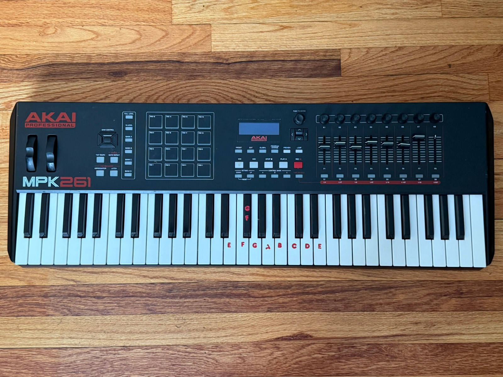 AKAI Professional MPK261 Performance Keyboard Controller- 61-keys