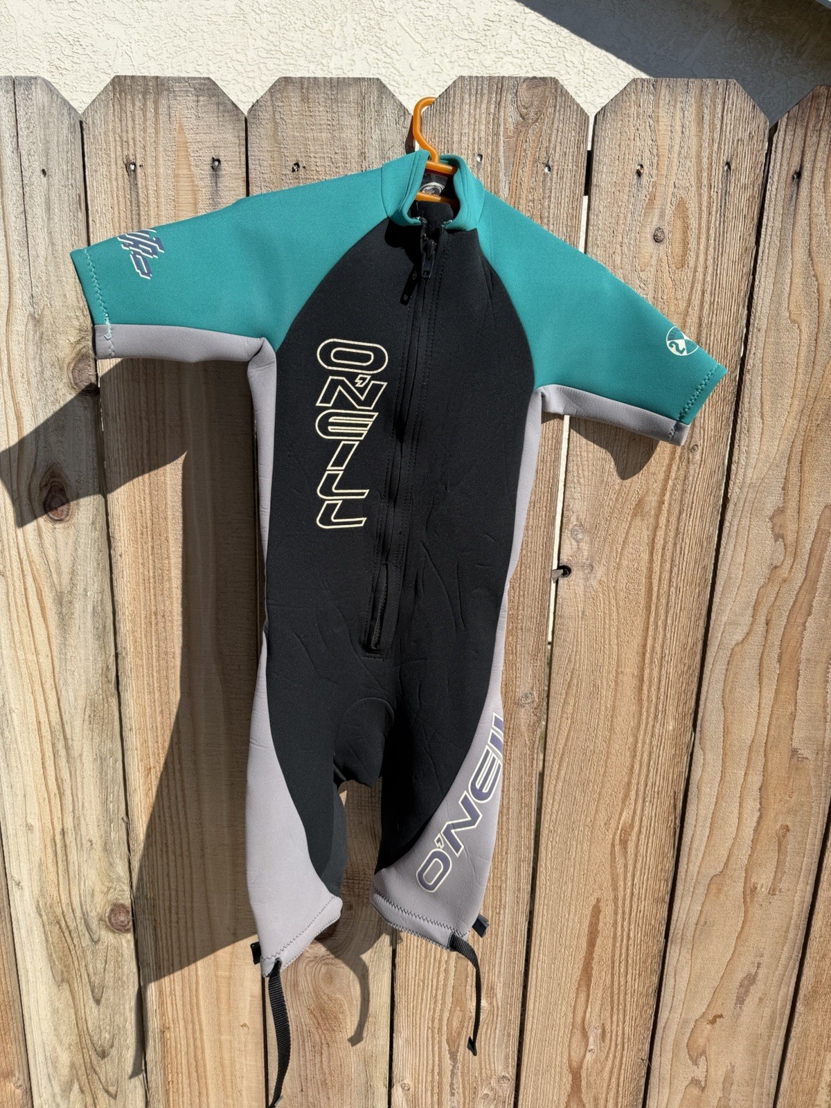 WET SUIT O'NEIL  SIZE XS # 7169 Black Teal