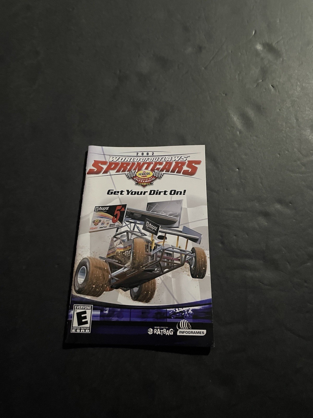 world of outlaws sprint cars 2002 ps2 Manual only