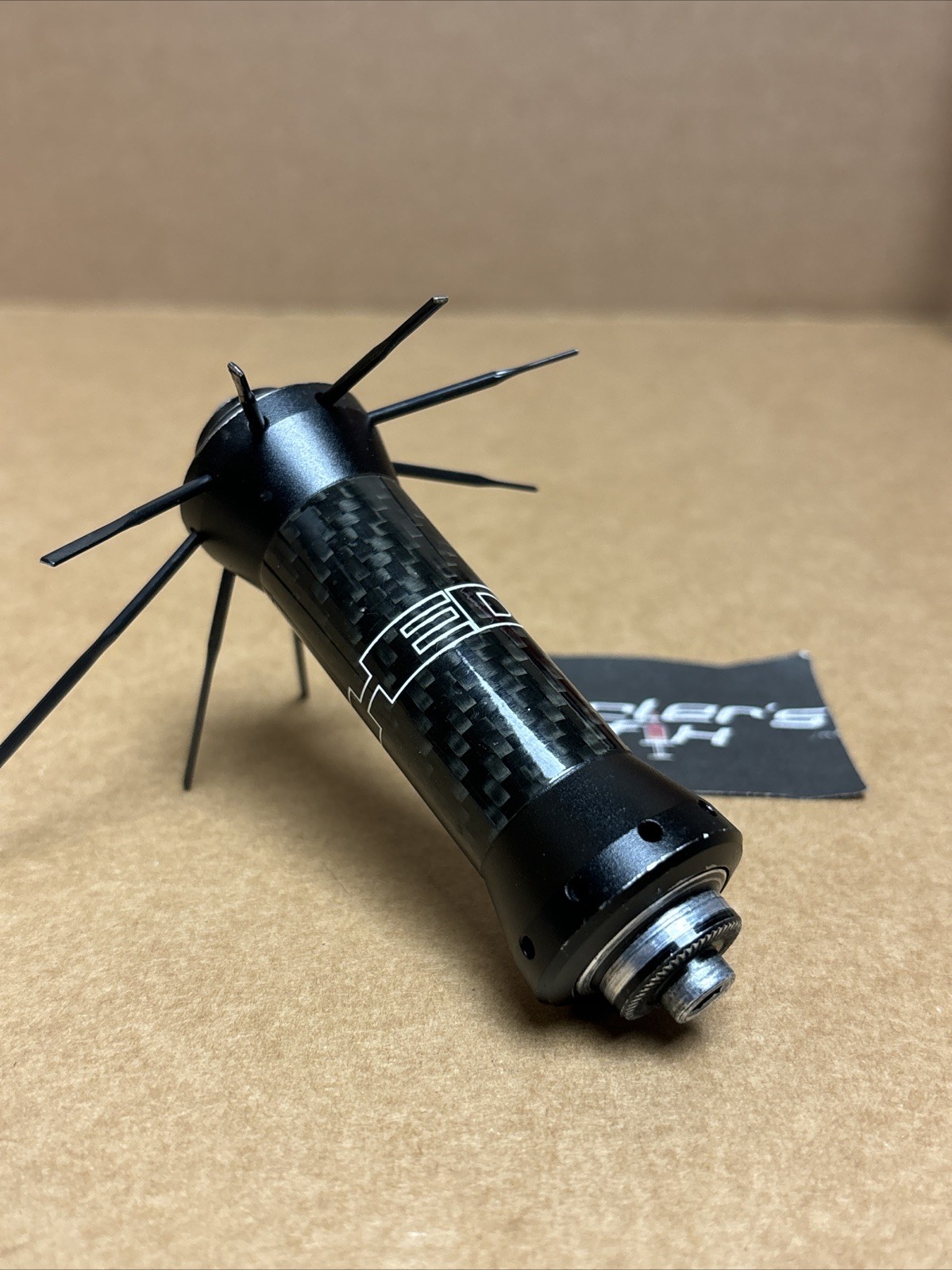 Used HED 18H Sonic Carbon/Alloy Front Hub 100mm QR Pista Road Track Bike Wheels