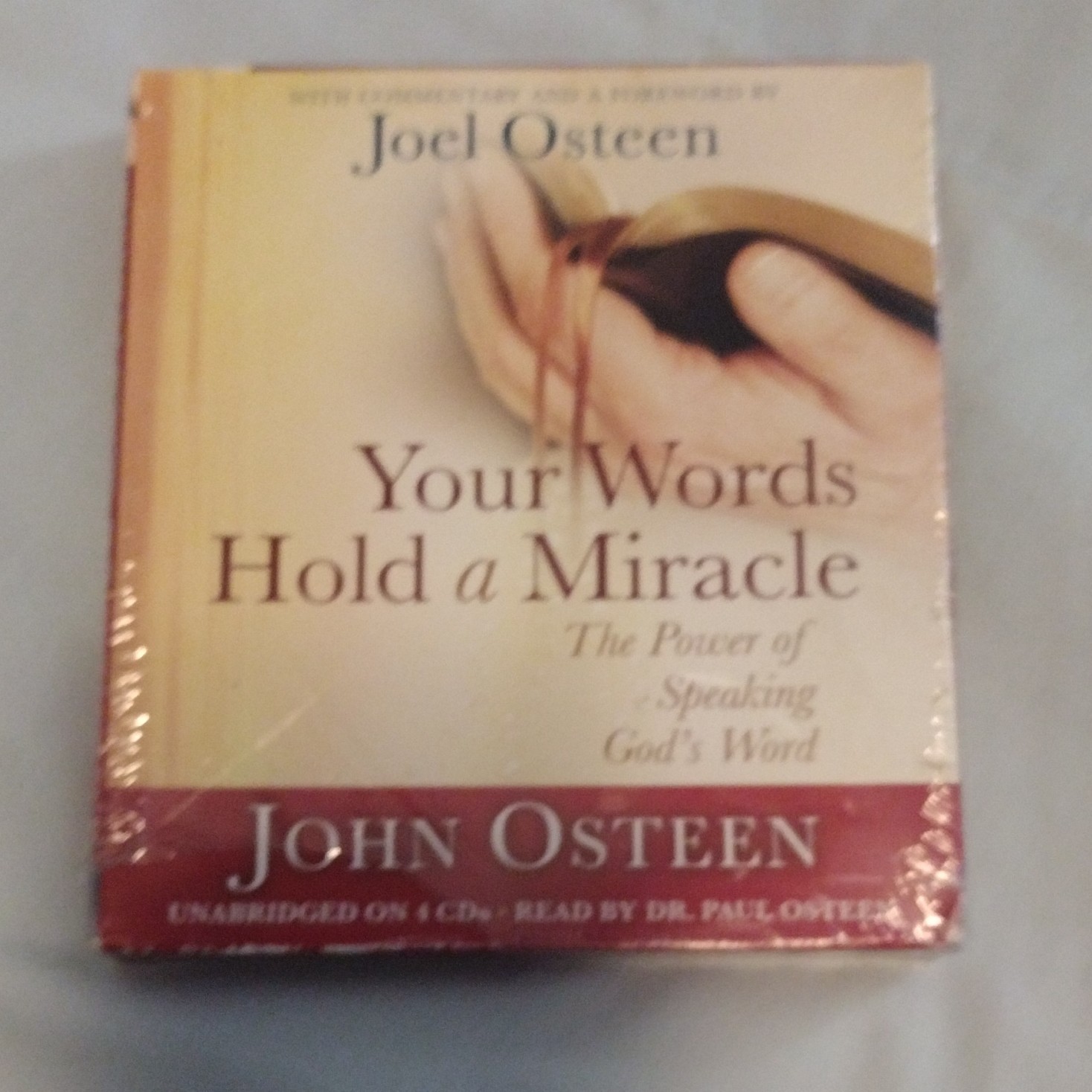 John Osteen Your Words Hold a Miracle Unabridged Audio CD Dr. Paul Osteen