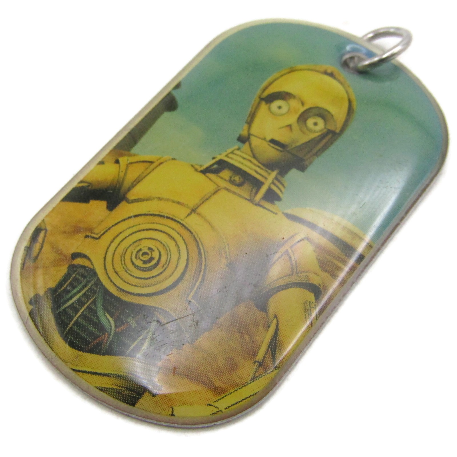 Vintage Star Wars C-3PO Metal Dog Tag Pendant