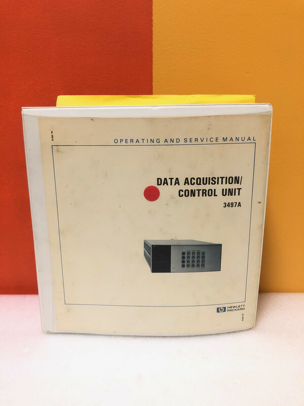 HP 3497.90011 Acquisition/Control Unit 3497A Operating & Service Manual
