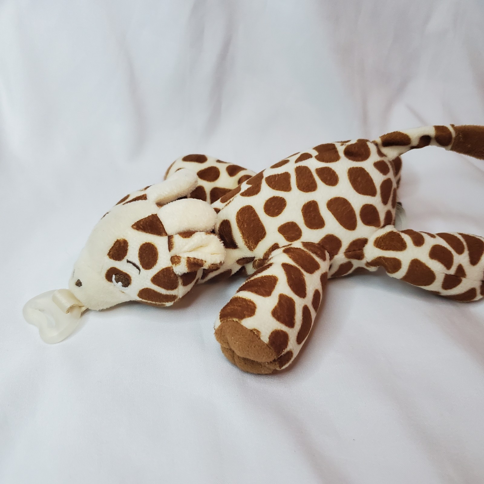 Philips AVENT Giraffe Lovey Plush Pacifier Holder Soothie Snuggle Stuffed Animal