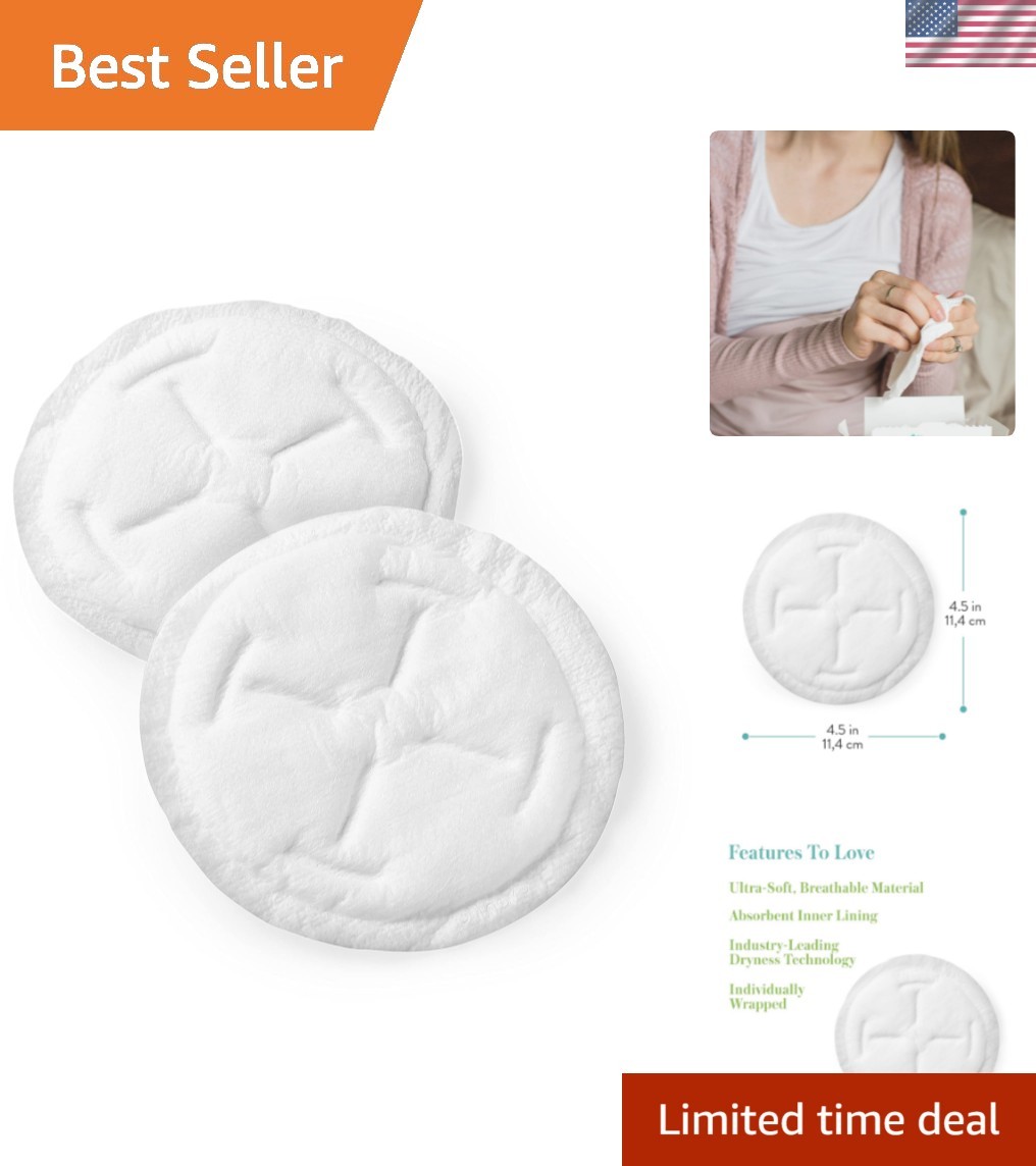 Feeding Disposable Breast Pads for Nursing Women, Breathable and High Absorbe...