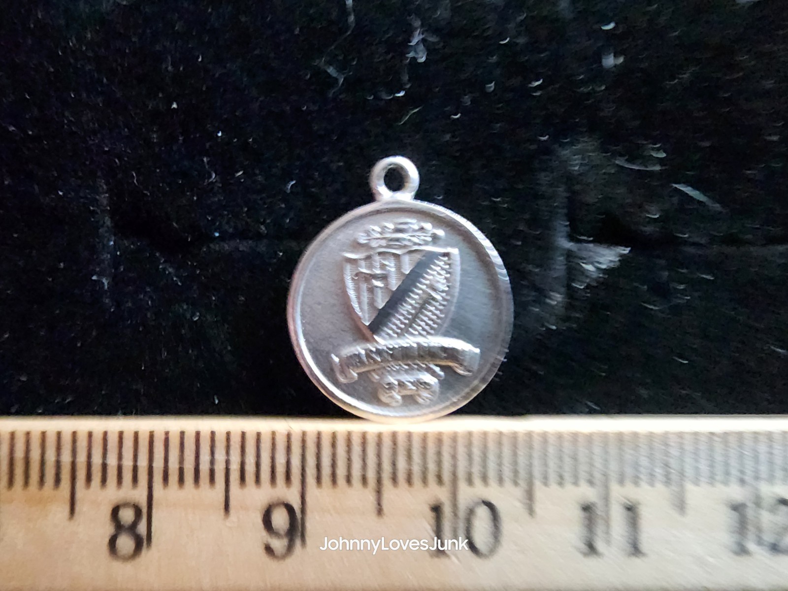 Vintage Sterling Silver Soroity Bracelet/Necklace Charm/Pendant Tested+