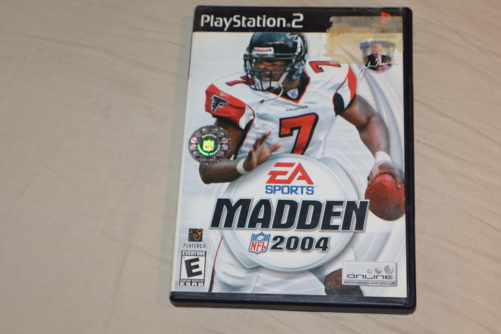 Sony Playstation 2 PS2 Madden NFL 2004 Case ONLY BLACK LABEL