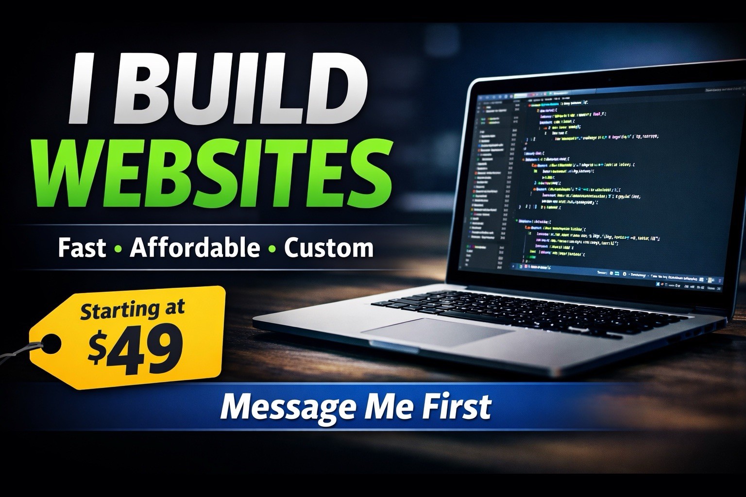 I Will Build You A Professional Website Or Custom Tool Fast Cheap