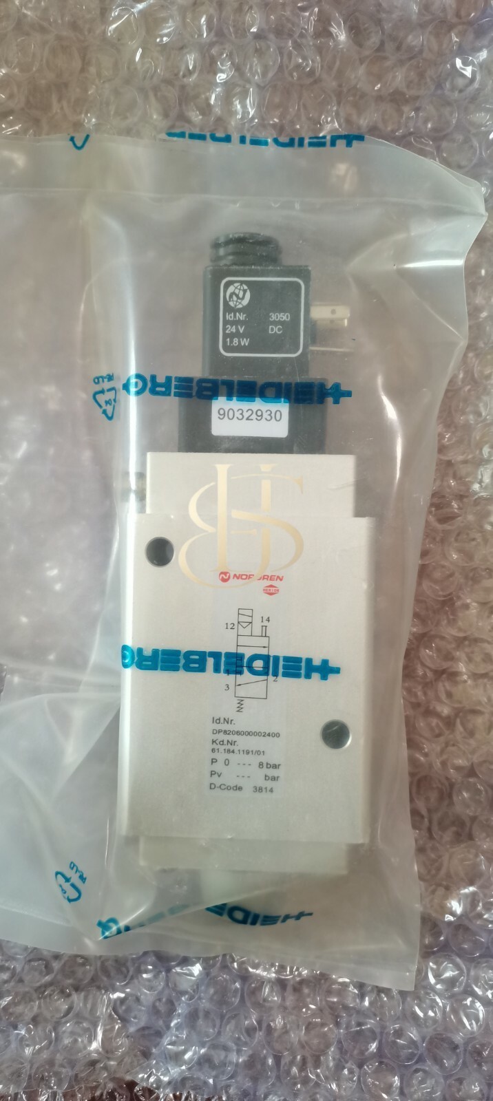 New and compatible 61.335.004 electromagnetic valve 61.184.1191 for Heidelberg