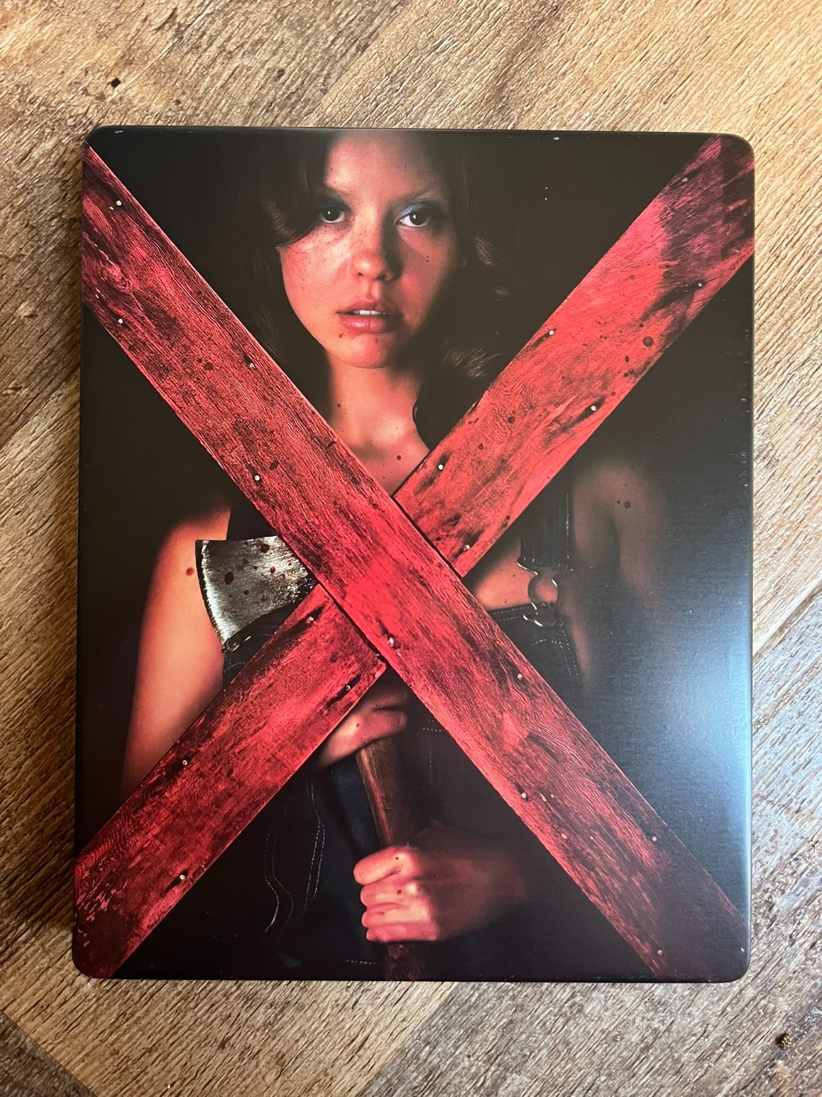 CUSTOM X: A Sexy Horror Story [2022] Matte Steelbook [G2] *NEW* NO DISC(S)