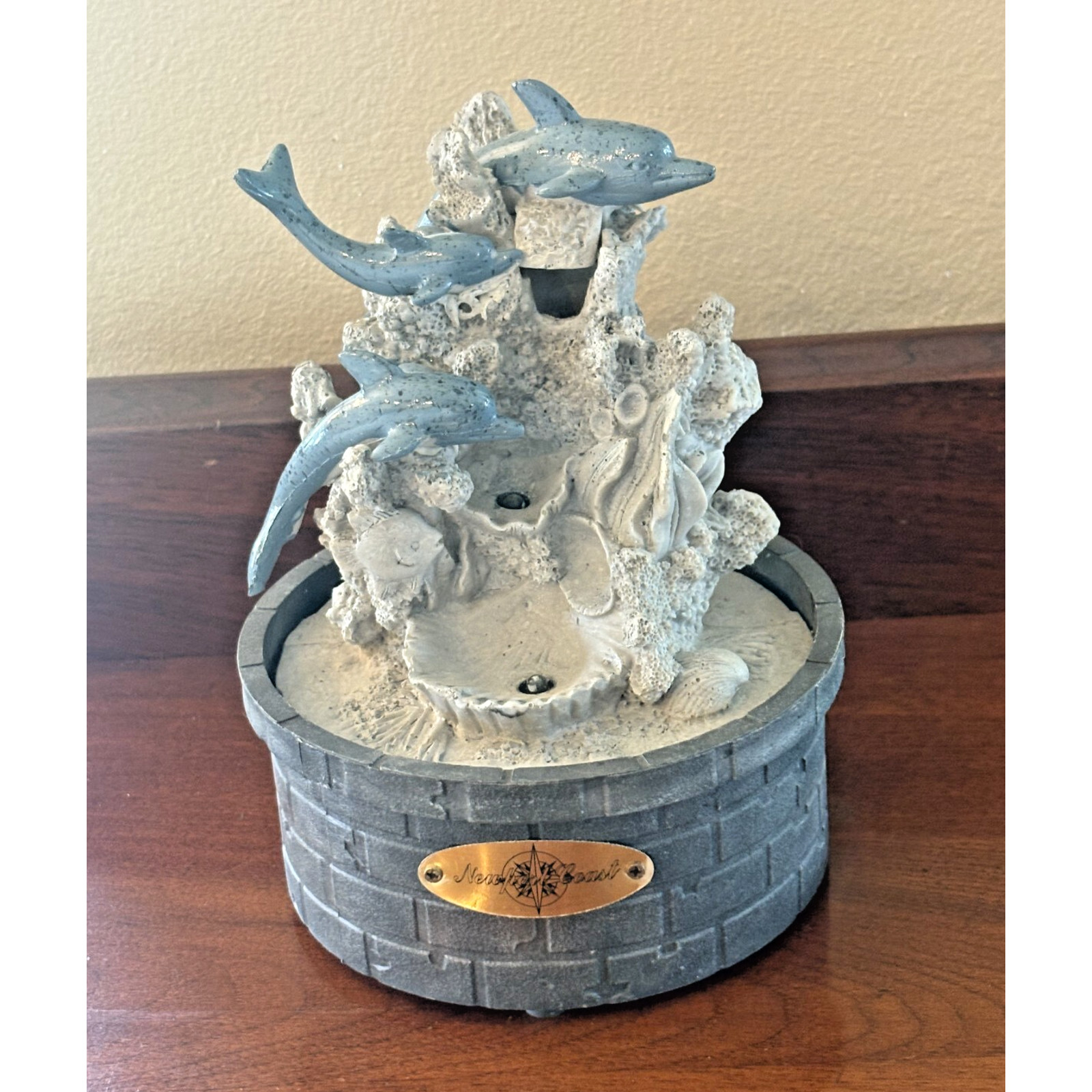 Newport Coast Collection Playful Dolphin Led Fountain Collectors Series