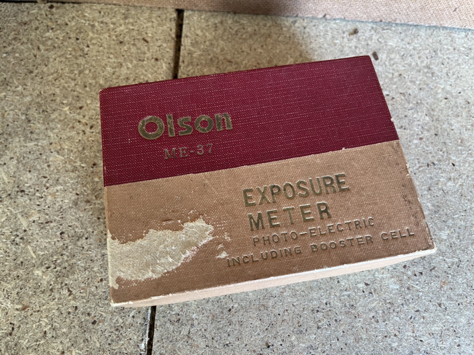 OLSON ME-37 Light Exposure Meter with booster cell-EUC w/ Box C37