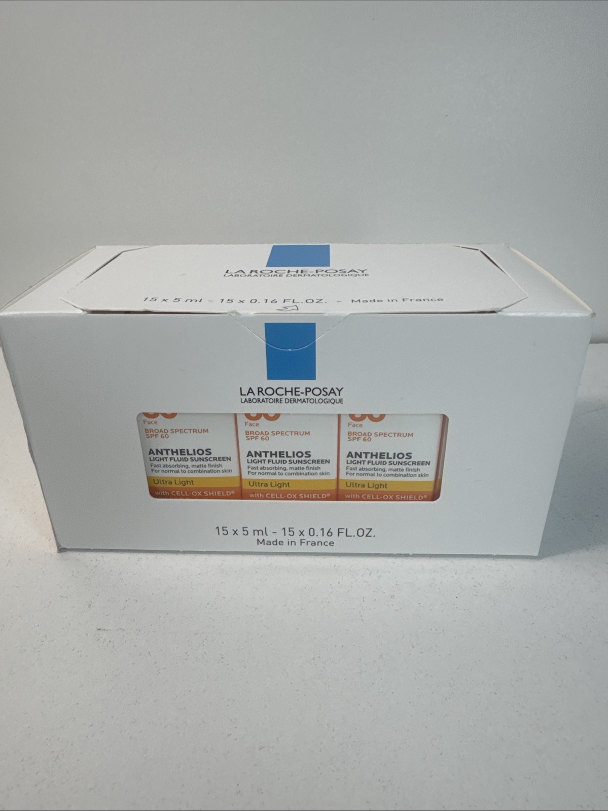 LA ROCHE-POSAY Light Fluid Sunscreen Spf 60 15 X 0.16 Fl OZ.  Made In France