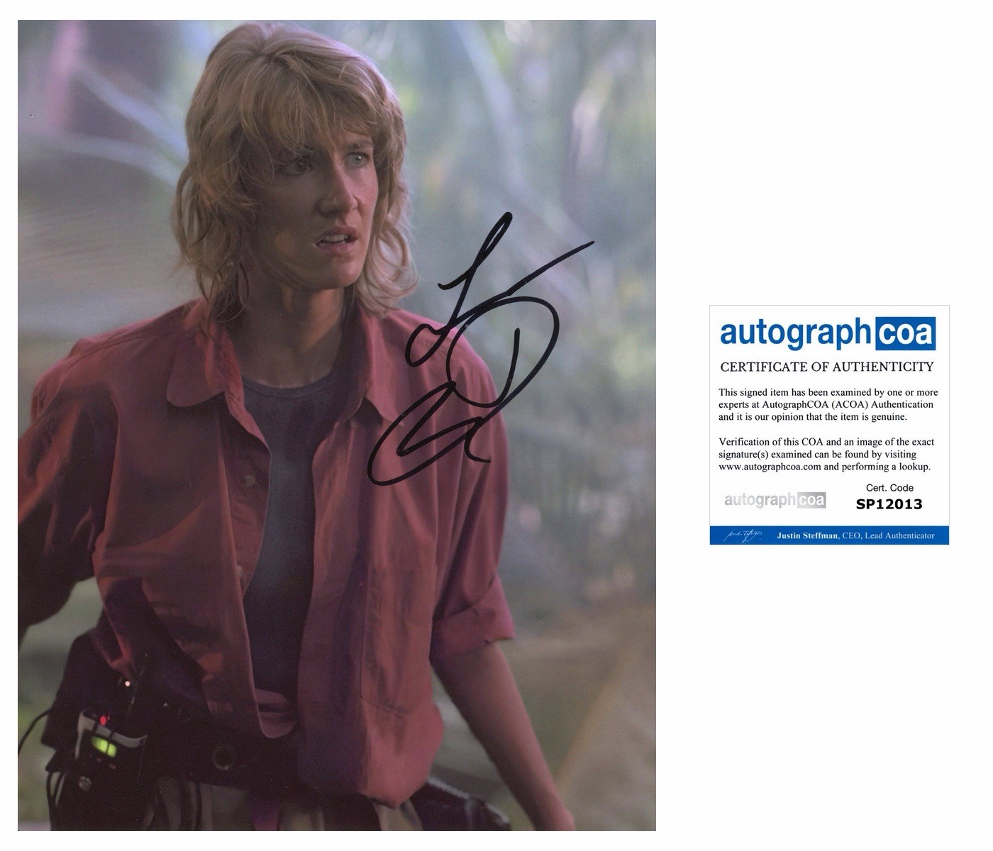 Laura Dern “Jurassic Park” AUTOGRAPH ‘Ellie Sattler’ Signed 10x8 Photo ACOA