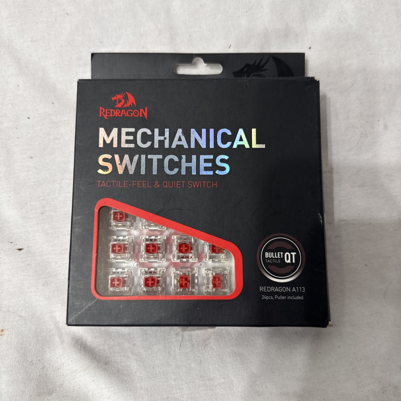 Red Dragon, Mechanical Switches BULLET Tactile QT REDRAGON A113 NEW