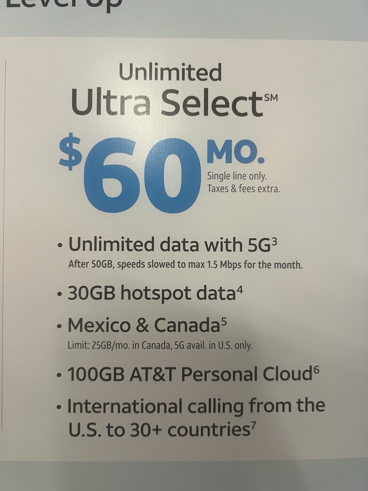 AT&T Prepaid ESIM Only activatin $60 att Unlimited T/T Data 30Gb Hotspot 30 Day