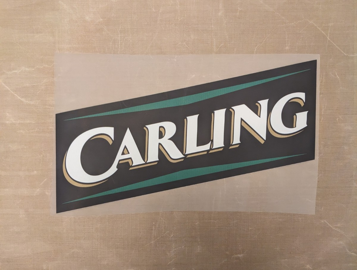 2003-2010 Celtic Carling Sponsor Print Patch Vinyl