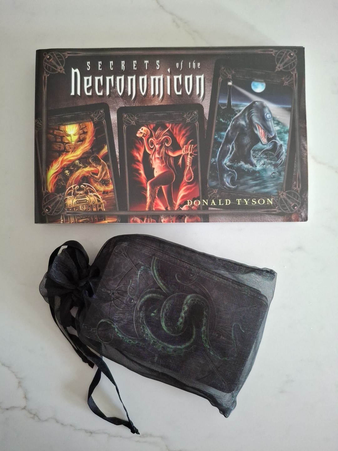 Secrets of the Necronomicon Book And Tarot Cards Donald Tyson Missing 1 Card
