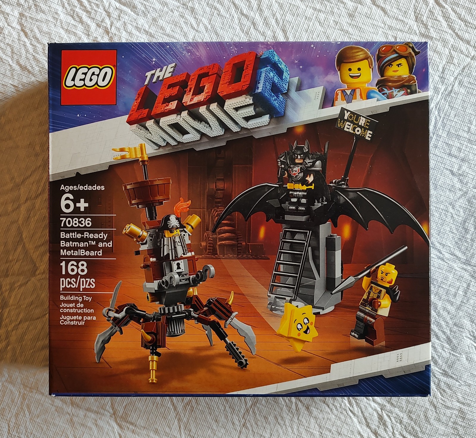 NEW Lego The Lego Movie 2 70836 Battle-Ready Batman and MetalBeard. Crab Mech