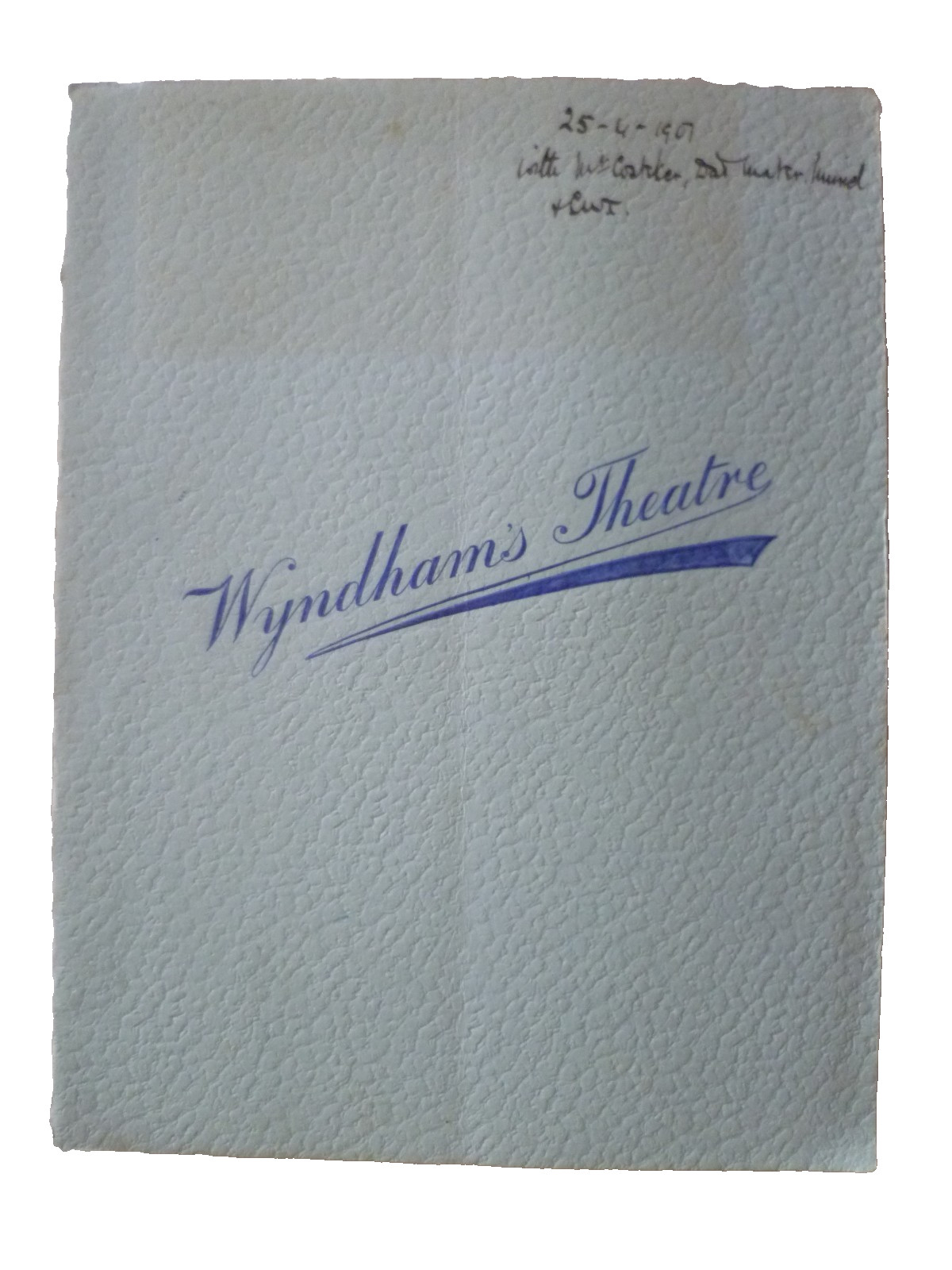 1907 Theatre Programme Mrs Dane's Defence Lena Ashwell Marie Illington C Wynham