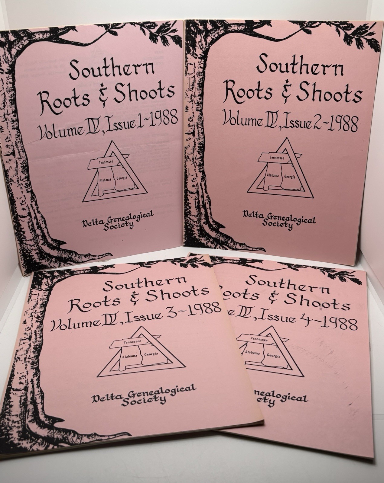 Southern Roots & Shoots 1988 Vol IV 1-4 • Delta Genealogical Society TN AL GA