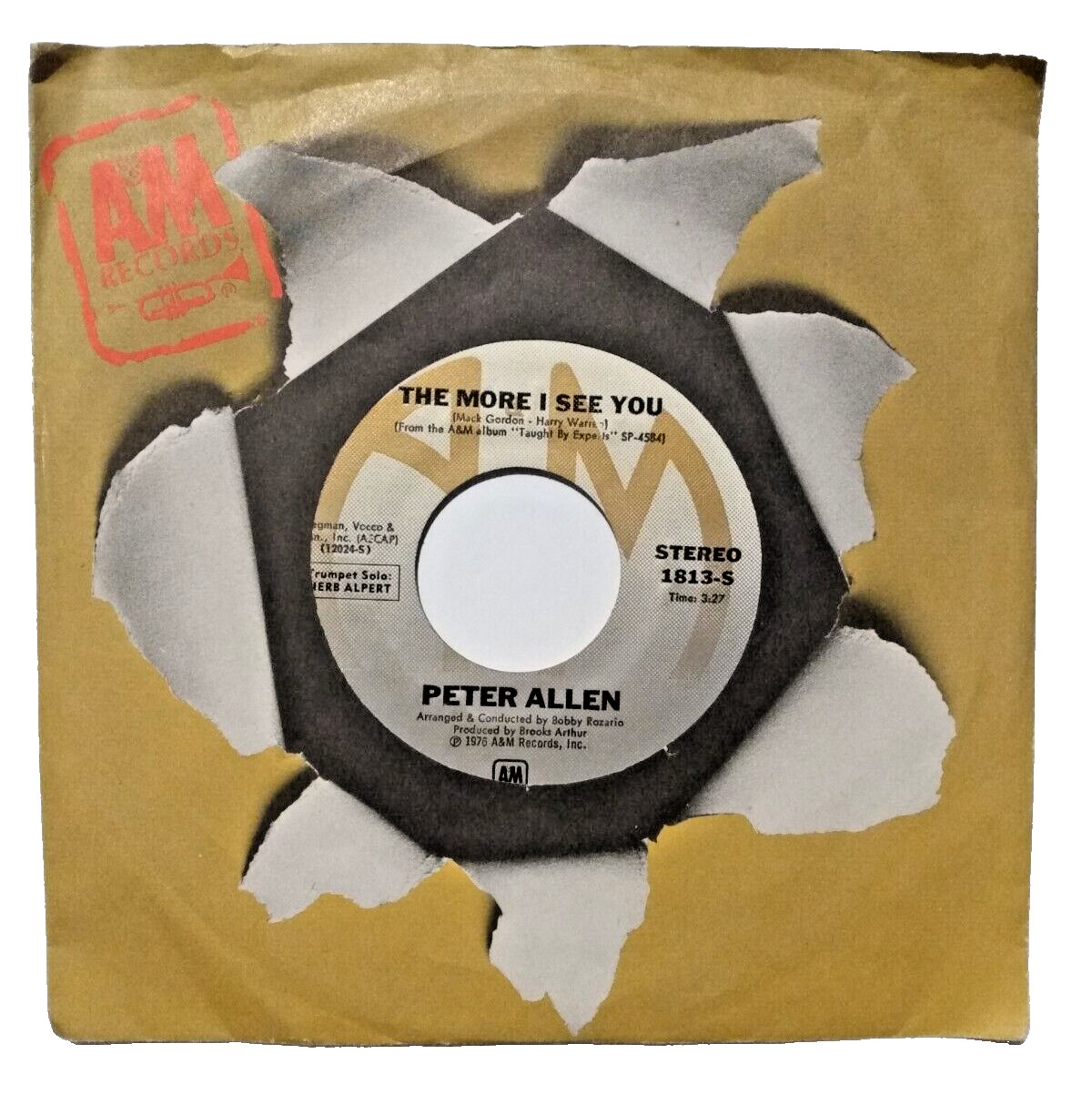 Peter Allen – The More I See You / This Time Around - 1813-S - VG - 45 RPM
