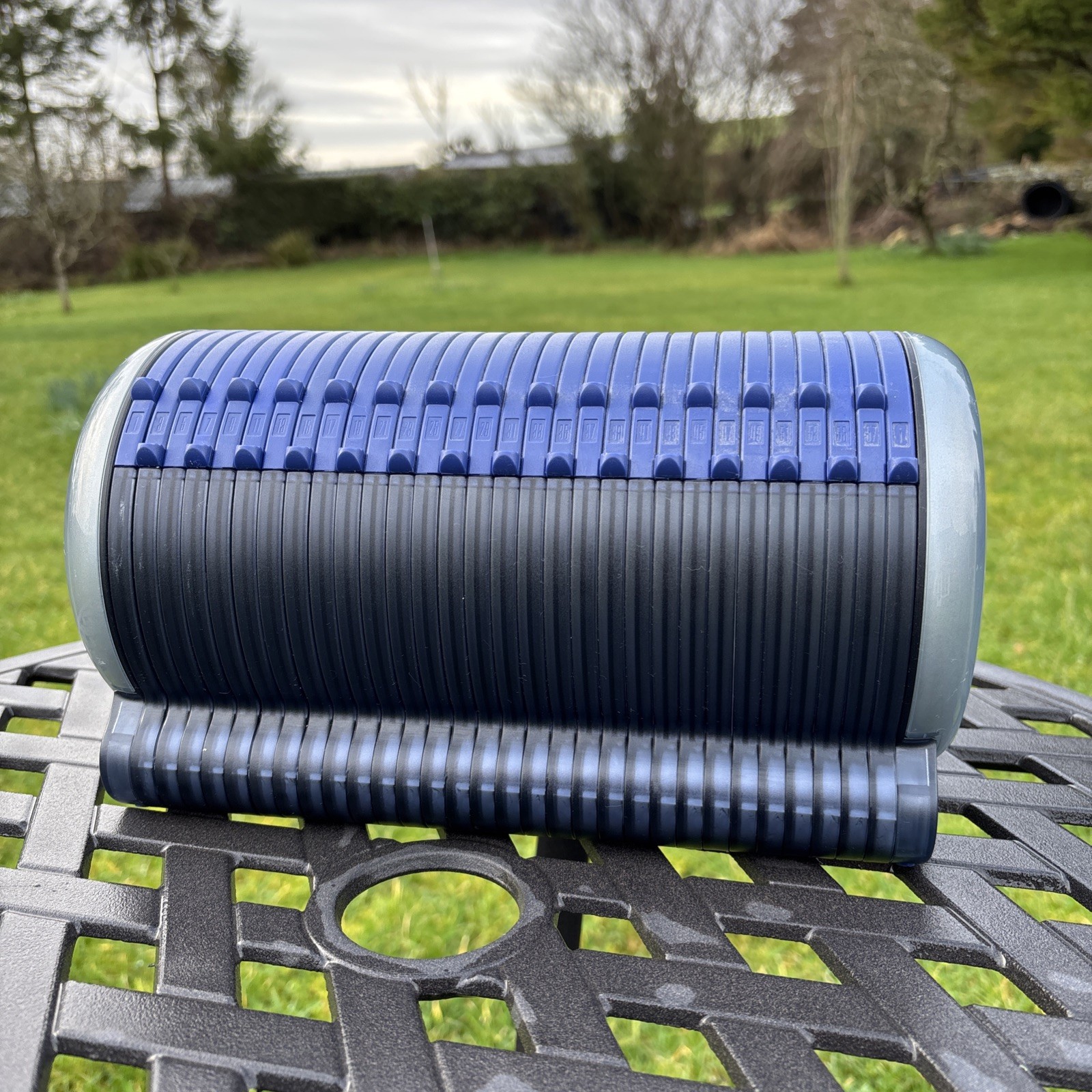 POD CD DVD Disc Storage Holder 60 Disc Capacity Dark Blue, Silver and Black