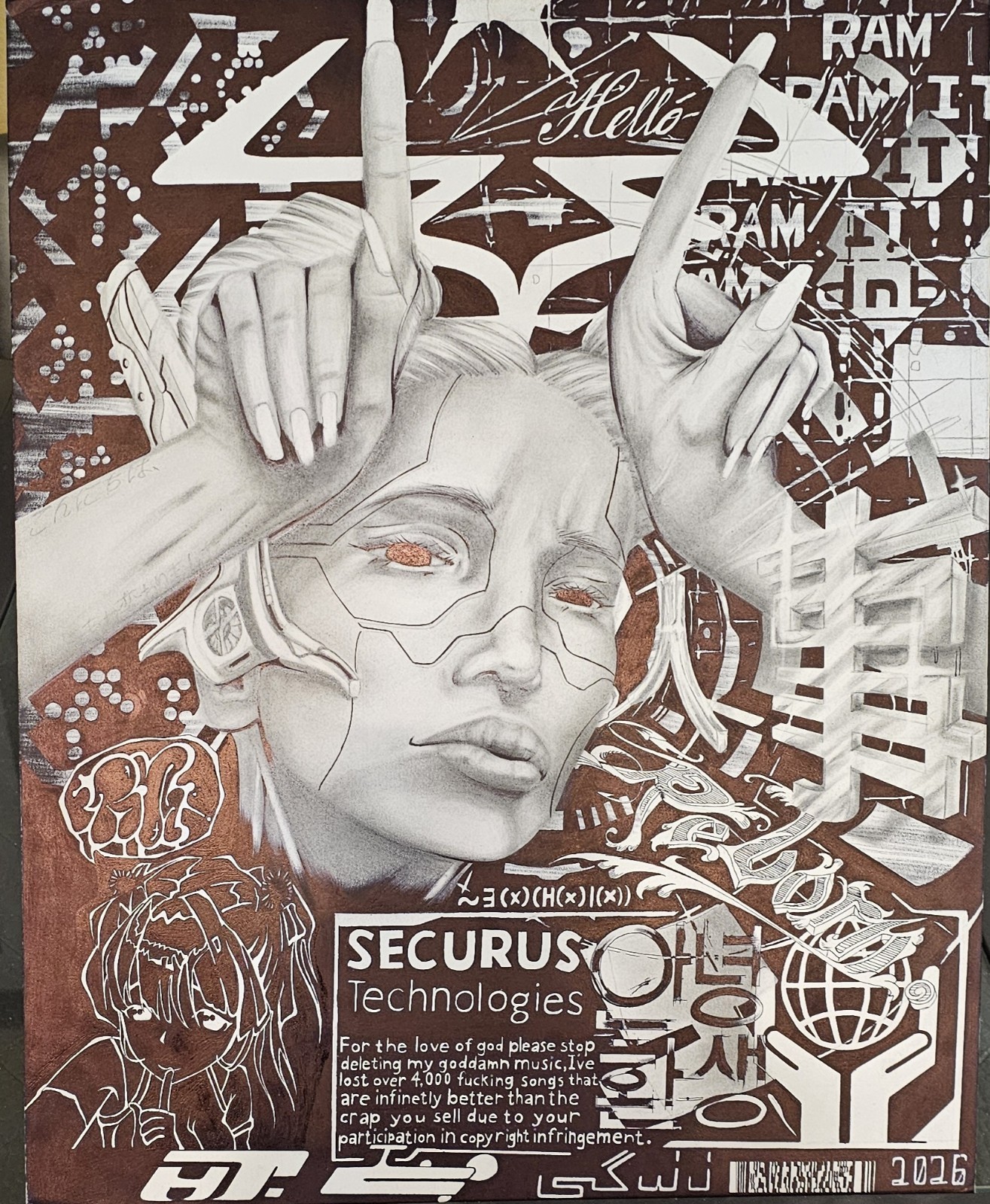 Prison Inmate Art Board - SECURUS Technologies (20 x 16)