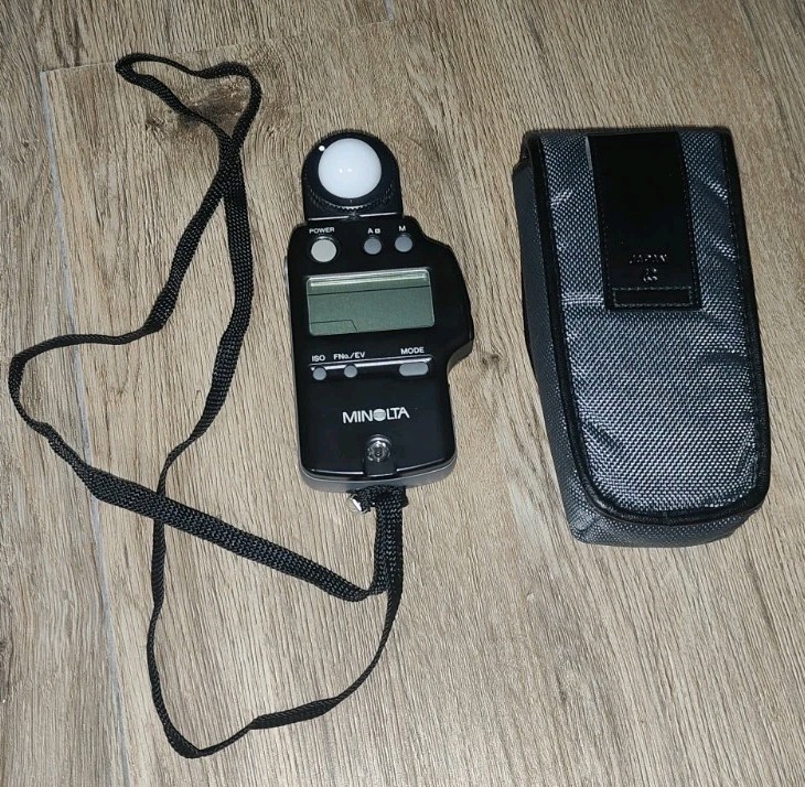 MINOLTA AUTO METER IV F LIGHT EXPOSURE METER WITH SOFT CASE JAPAN